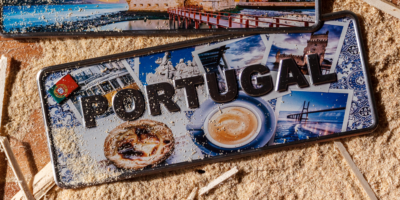Aluminum Plate Portugal Premium Typical Elements of Lisbon - Ocean Plates Aluminum Plates