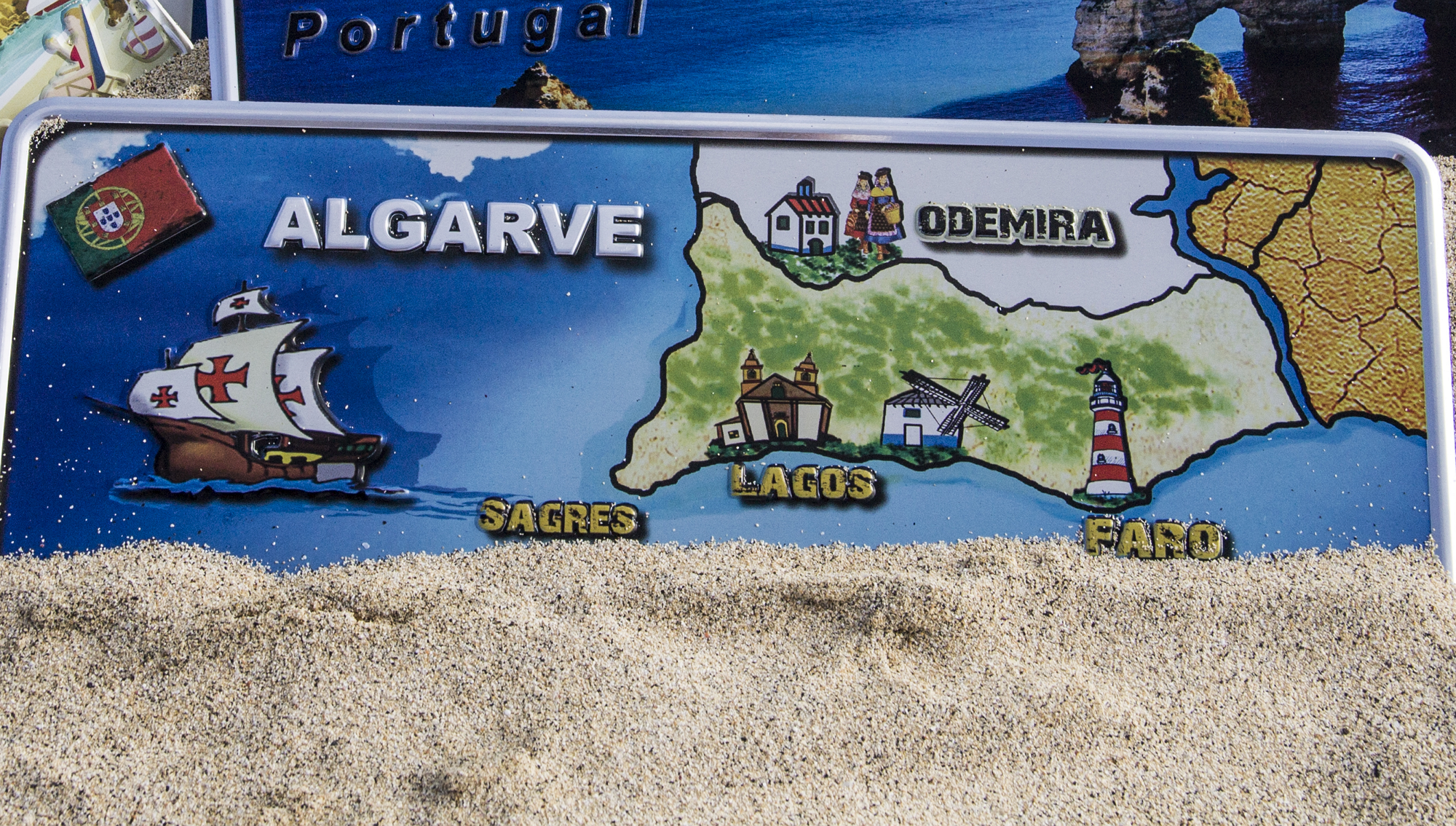 Map of Algarve