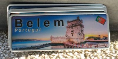 Placa Aluminio Portugal Premium La Torre de Belém - Ocean Plates Placas em Aluminio